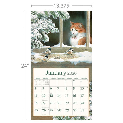 LANG Cats in the Country Kalender 2026