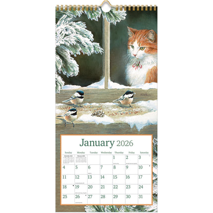 LANG Cats in the Country Kalender 2026 Small