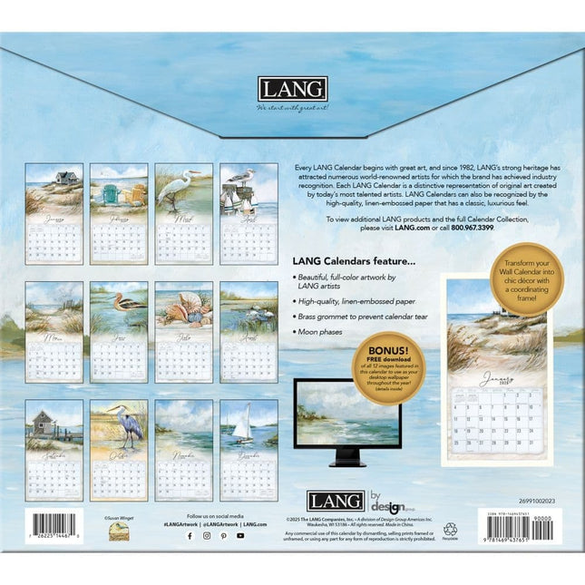 LANG Coastal Shores Kalender 2026