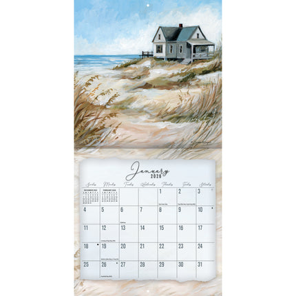 LANG Coastal Shores Mini Kalender 2026