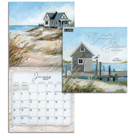 LANG Coastal Shores Mini Kalender 2026