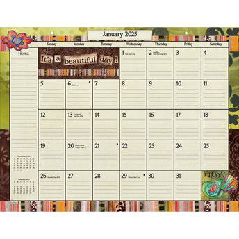 LANG Color my World Deskpad Kalender 2025