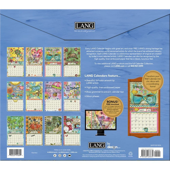 LANG Color my World Kalender 2026