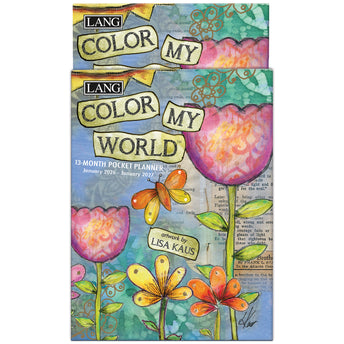 LANG Color my World  Pocket Agenda 2026