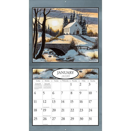 LANG Country Churches Kalender 2026