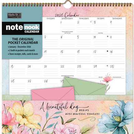 LANG Country Pleasures Note Nook Kalender 2025