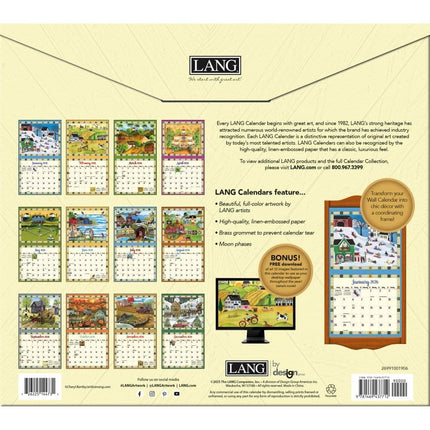 LANG Country Sampler Kalender 2026