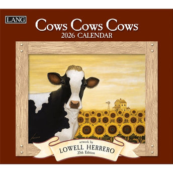 LANG Cows Cows Cows Kalender 2026