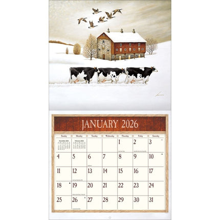 LANG Cows Cows Cows Kalender 2026