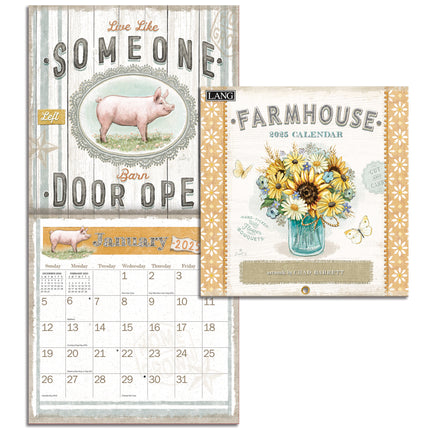 LANG Farm House Mini Kalender 2025