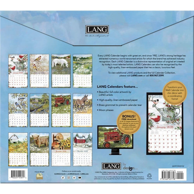 LANG Fields Of Home Kalender 2026