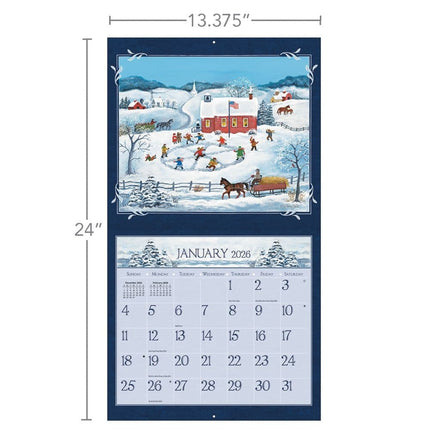 LANG Folk Art Kalender 2026