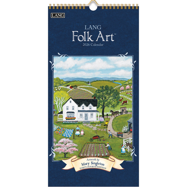 LANG Folk Art Kalender 2026 Small