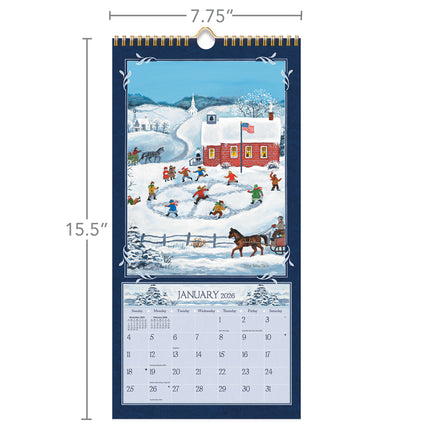 LANG Folk Art Kalender 2026 Small