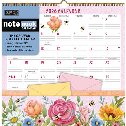 LANG Folk Song Pocket Note Nook Kalender 2026