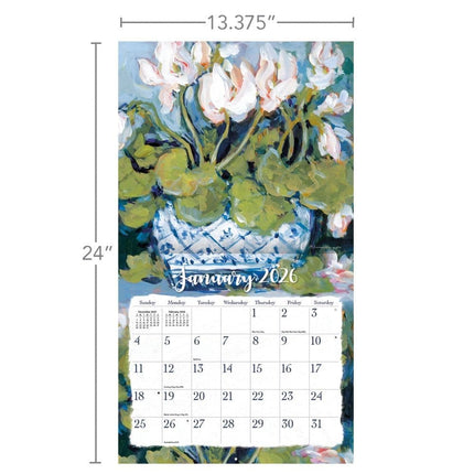 LANG Gallery Florals Kalender 2026