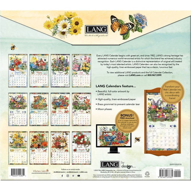 LANG Garden Botanicals Kalender 2026