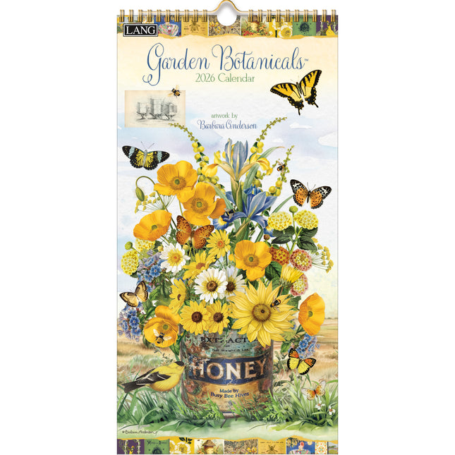 LANG Garden Botanicals Kalender 2026 Small