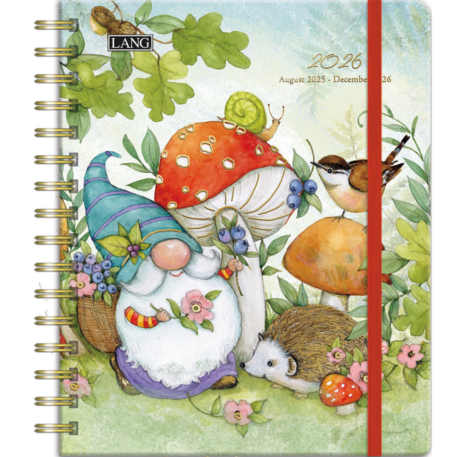 LANG Gnome Sweet Gnome Deluxe Planner 2026