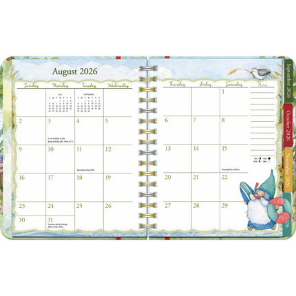 LANG Gnome Sweet Gnome Deluxe Planner 2026