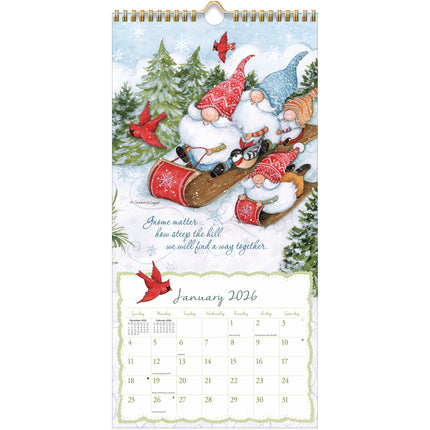 LANG Gnome Sweet Gnome Kalender 2026 Small