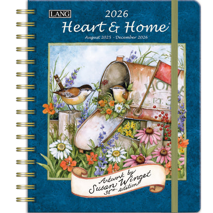 LANG Heart and Home Deluxe Planner 2026