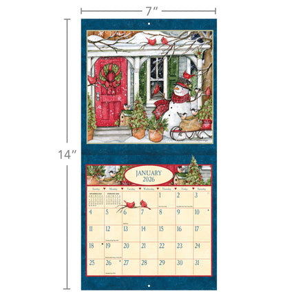 LANG Heart and Home Mini Kalender 2026