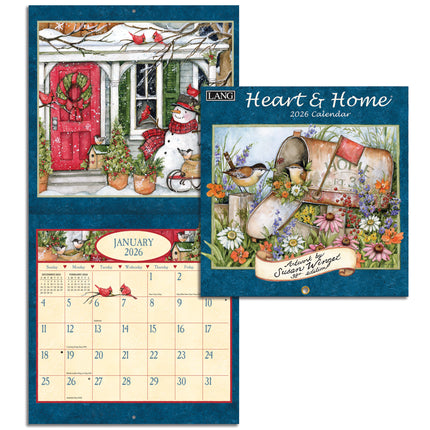 LANG Heart and Home Mini Kalender 2026