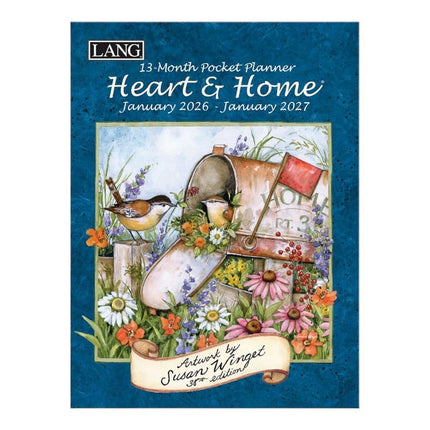 LANG Heart and Home Pocket Agenda  2026