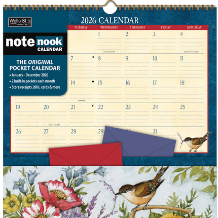 LANG Heart and Home Pocket Note Nook Kalender 2026