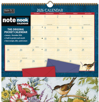 LANG Heart and Home Pocket Note Nook Kalender 2026