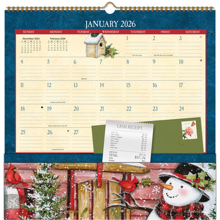 LANG Heart and Home Pocket Note Nook Kalender 2026