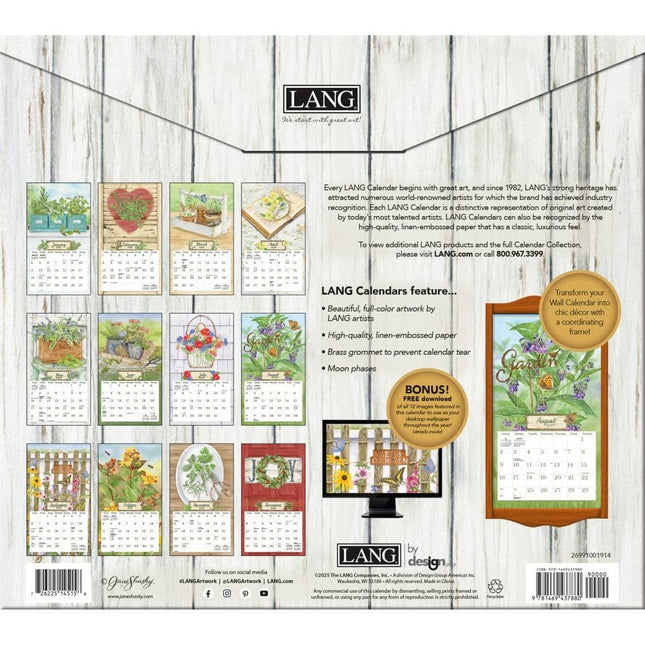 LANG Herb Garden Kalender 2026