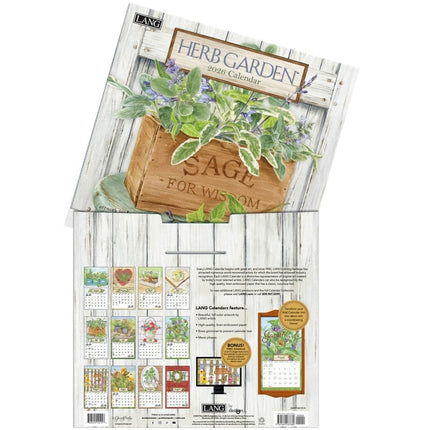 LANG Herb Garden Kalender 2026