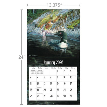 LANG Loons on the Lake Kalender 2026