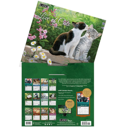 LANG Love of Cats Kalender 2026