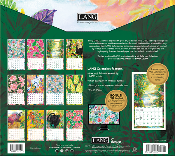 LANG Lush Life Kalender 2025