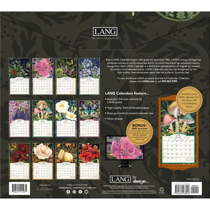 LANG Midnight Garden Kalender 2026