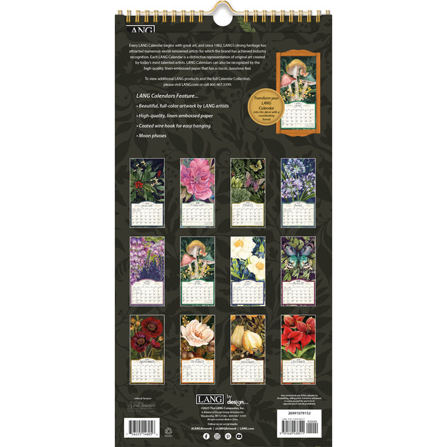 LANG Midnight Garden Kalender 2026 Small