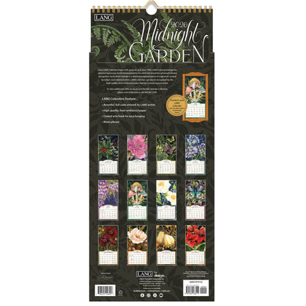 LANG Midnight Garden Kalender 2026 Small