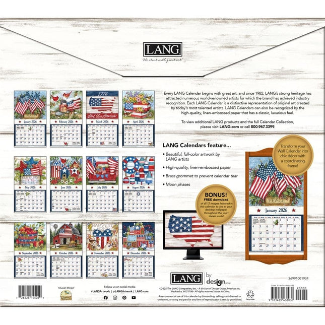 LANG Old Glory Kalender 2026