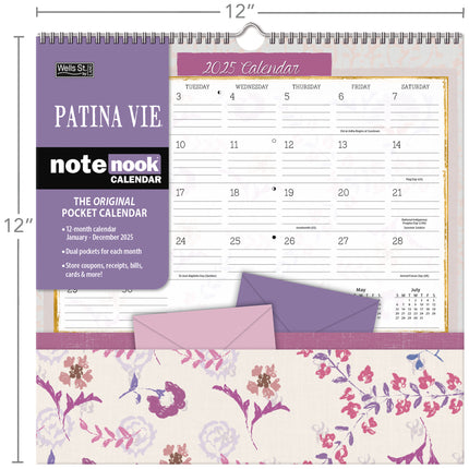 LANG Patina Vie Pocket Note Nook Kalender 2025