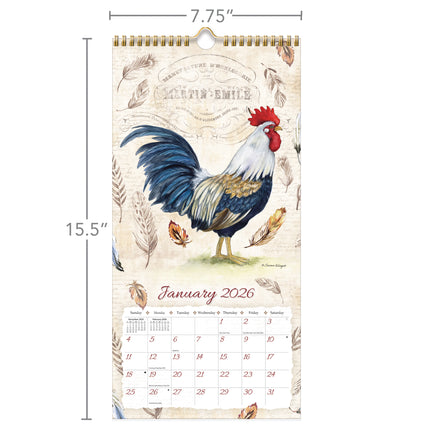 LANG Proud Rooster Kalender 2026 Small