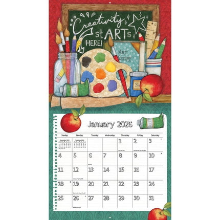 LANG Schoolhouse Kalender 2026