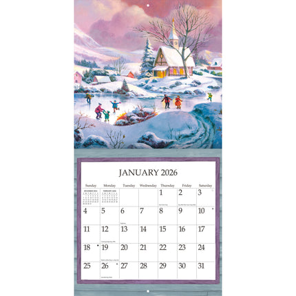 LANG Simple Country Mini Kalender 2026