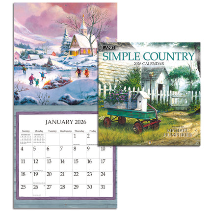 LANG Simple Country Mini Kalender 2026