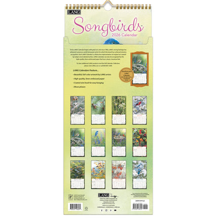 LANG Songbirds Kalender 2026 Small