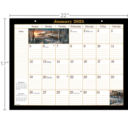 LANG Terry Redlin Deskpad Kalender 2025