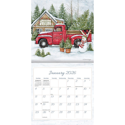 LANG Trucking Along Mini Kalender 2026