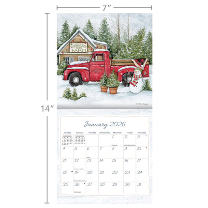 LANG Trucking Along Mini Kalender 2026